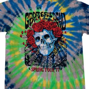 Grateful Dead-Bertha 77 Tie-Dye T-Shirt