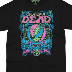 Grateful Dead-SYF Blacklight Black T-Shirt