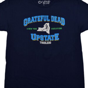 Grateful Dead-Upstate NY Navy T-Shirt