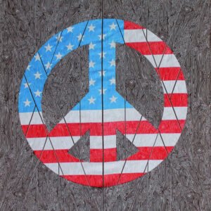 74106-Peace Sign Door