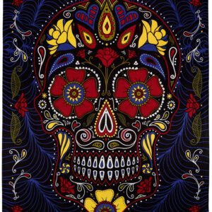 76147-3D Sugar Skull Black