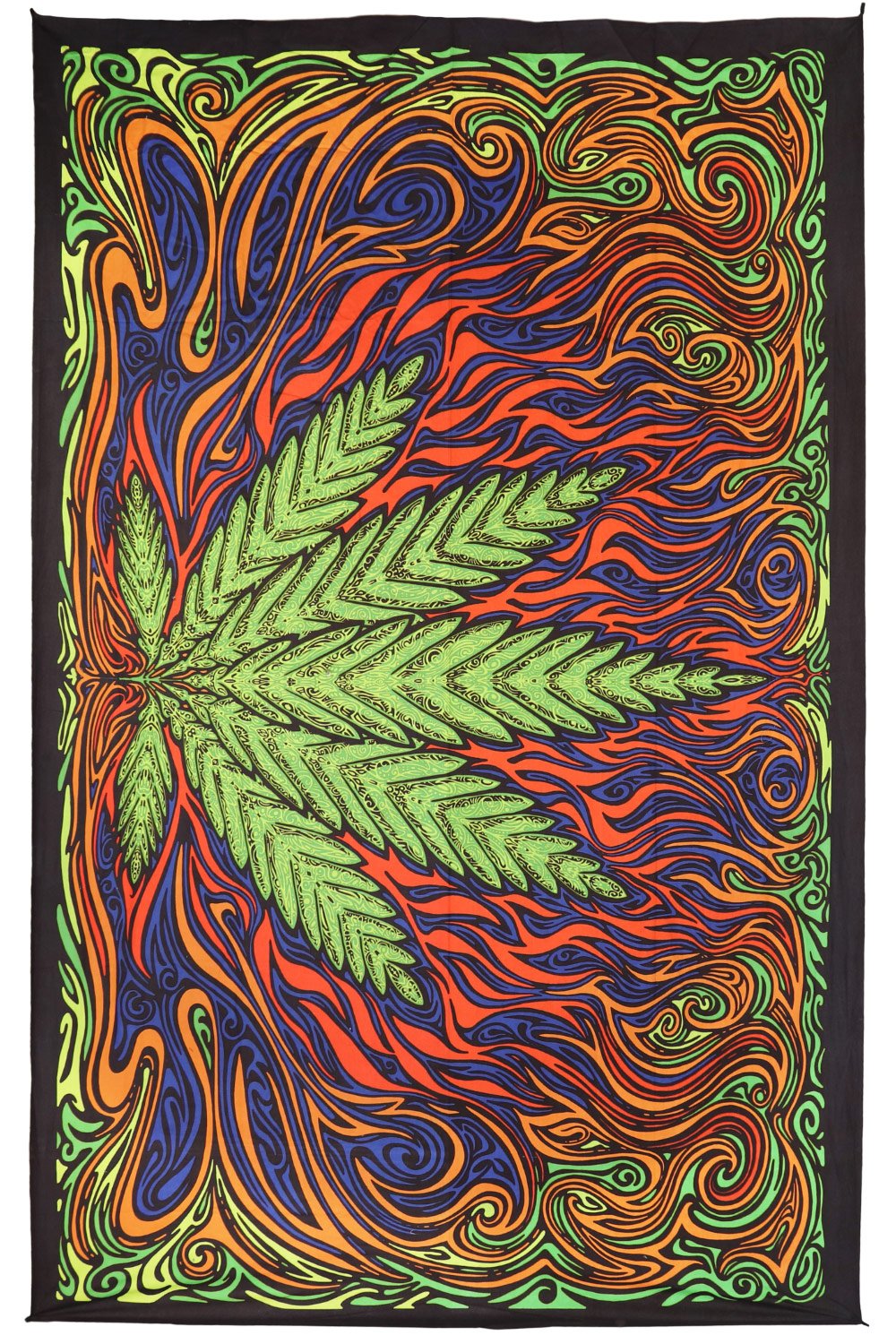 76179-3D Hot Leaf Tapestry
