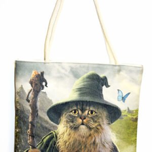 Catdalf Techno Jute Tote Bag