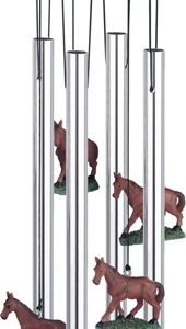 Brown Horse with Foal Wind Chime