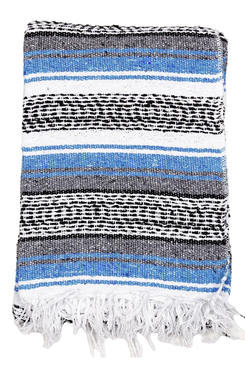 Mexican Falsa Blanket in Blue - 51x78"