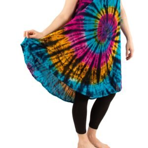 Spiral Tie Dye Dress