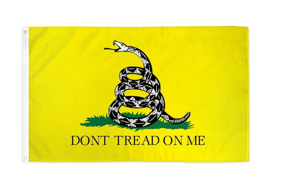 Don't Tread on Me Gadsden (Yellow) Flag-Poly