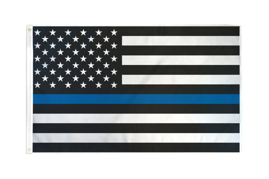 Thin Blue Line USA Flag-Poly