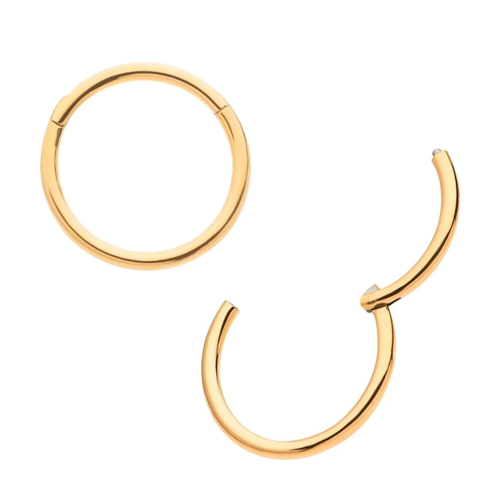Gold PVD Basic Hinged Segment Ring