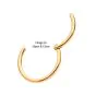 Gold PVD Basic Hinged Segment Ring - Image 3
